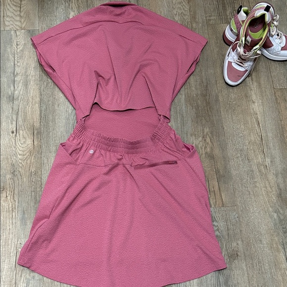 Adidas Pink Women's Golf Dress - Picture 3 of 5